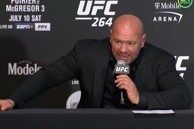 Dana White'as | Youtube.com nuotr.