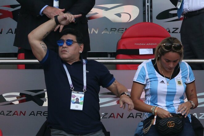 Diego Maradona ir Rocio Oliva | Scanpix nuotr.