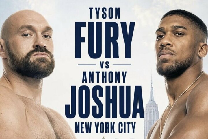 Tysonas Fury ir Anthony Joshua | Organizatorių nuotr.