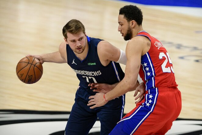 Luka Dončičius ir Benas Simmonsas | Scanpix nuotr.