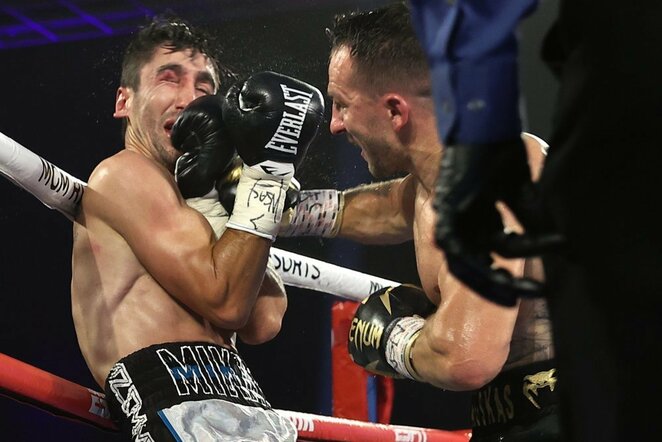 Egidijus Kavaliauskas ir Mikaelis Zewski | „Top Rank“ nuotr.