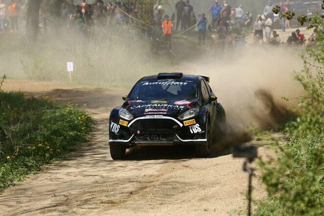 R.Čapkauskas „Orlen Lietuva Rally“ varžybose | Komandos nuotr.