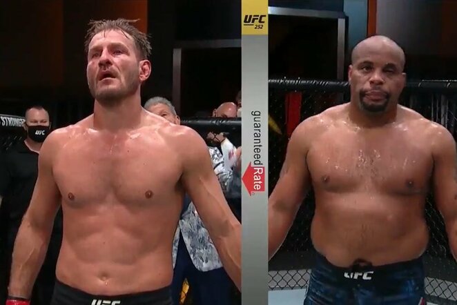 Stipe Miočičius ir Danielis Cormier | Youtube.com nuotr.