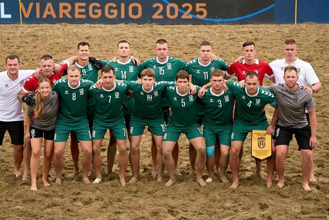 Lietuvos paplūdimio futbolo rinktinė | lff.lt nuotr.