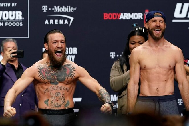 Conoras McGregoras ir Donaldas Cerrone'as | Scanpix nuotr.