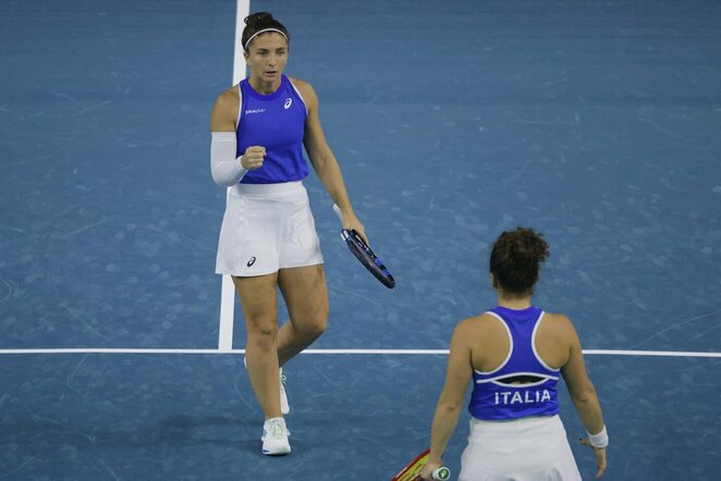 Sara Errani ir Jasmine Paolini | Scanpix nuotr.