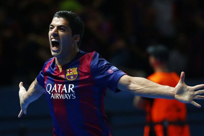 Luisas Suarezas džiaugiasi karjera Barselonoje | Reuters/Scanpix nuotr.