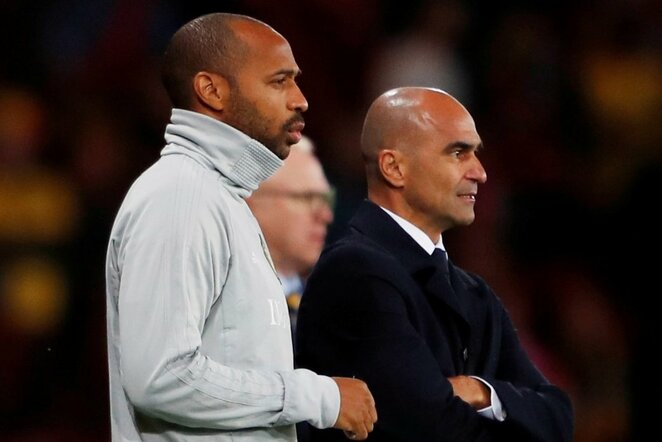 Thierry Henry ir Roberto Martinezas | Scanpix nuotr.