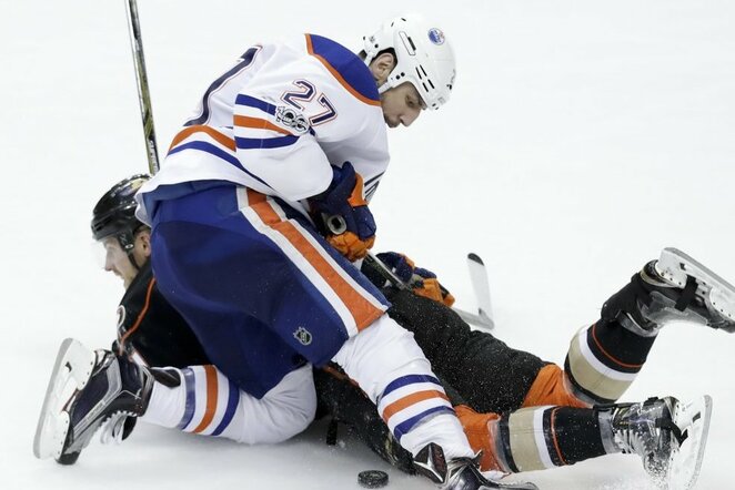 „Ducks“ - „Oilers“ rungtynių akimirka | Scanpix nuotr.