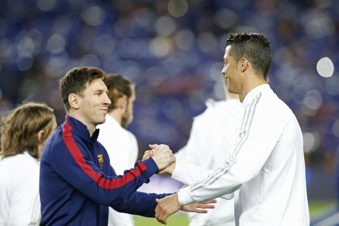 Lionelis Messi ir Cristiano Ronaldo | Scanpix nuotr.