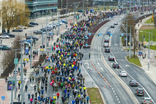 Pagarbos bėgimas „Gyvybės ir mirties keliu“ | Irmanto Gelūno nuotr.