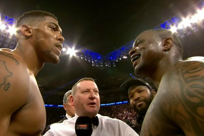 Anthony Joshua ir Dillianas Whyte'as | „Stop“ kadras