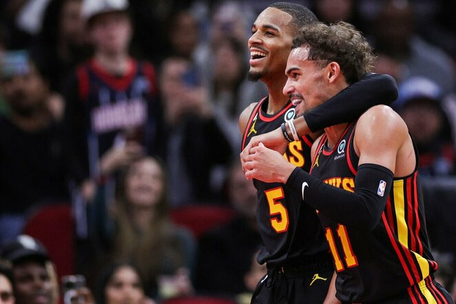 Trae Youngas, Dejounte Murray | Scanpix nuotr.