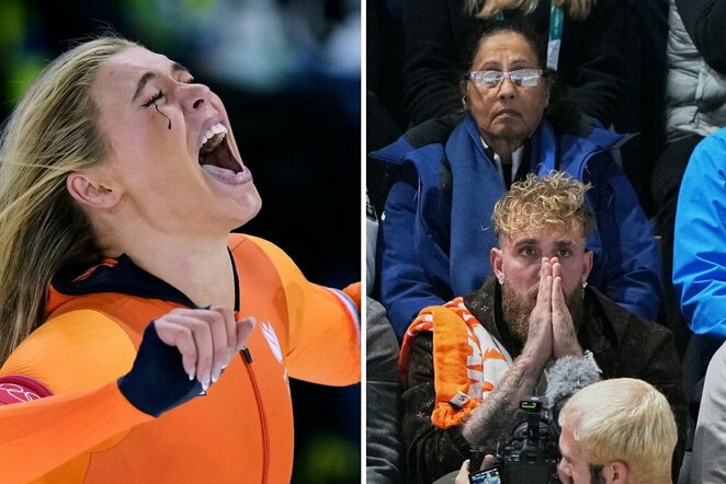 Jutta Leerdam ir Jake'as Paulas | Scanpix nuotr.