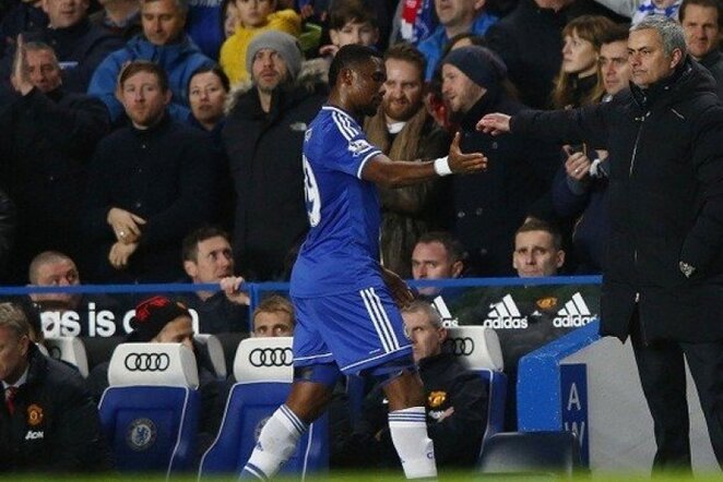 Samuelis Eto'o ir Jose Mourinho | Reuters/Scanpix nuotr. 