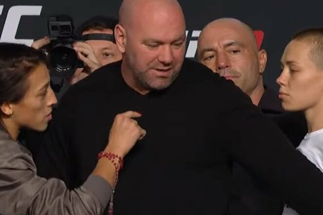 Joanna Jedrzejczyk ir Rose Namajunas | Organizatorių nuotr.