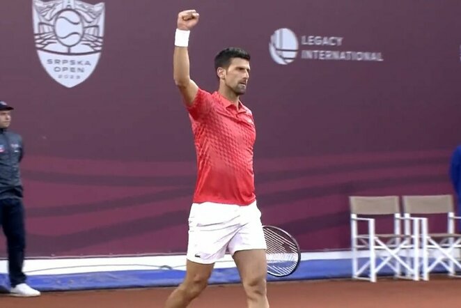 Novakas Djokovičius | „Stop“ kadras