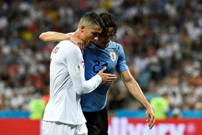 C.Ronaldo ir E.Cavani | Scanpix nuotr.