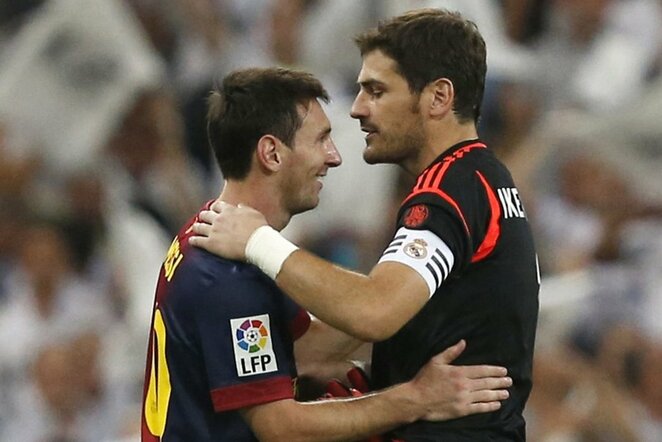 Lionelis Messi ir Ikeras Casillas | Scanpix nuotr.
