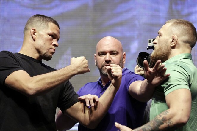 Nate'as Diazas ir Conoras McGregoras | Scanpix nuotr.