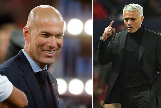 Z.Zidane'as ir J.Mourinho | Scanpix nuotr.