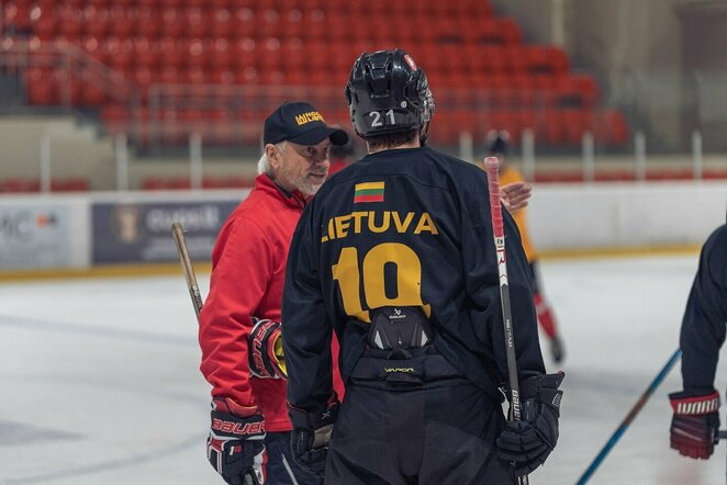 Lietuvos jaunimo ledo ritulio rinktinės treniruotė | hockey.lt nuotr.