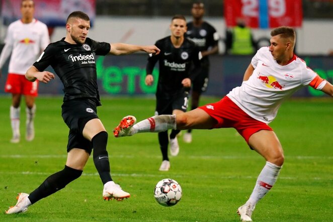 „Eintracht“ – „RB Leipzig“ rungtynių akimirka | Scanpix nuotr.