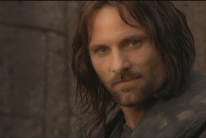 V.Mortensenas filme „Žiedų Valdovas“ Aragorno vaidmenyje | fanpop.com nuotr.