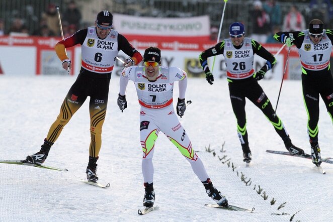 Vyrų sprinto finišas | AFP/Scanpix nuotr.