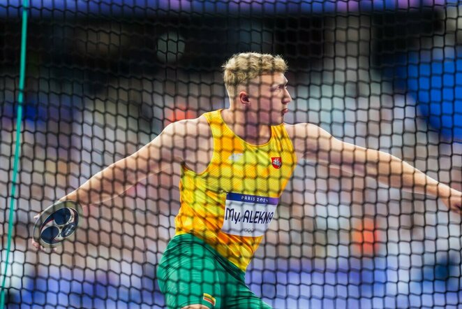 Olimpinis vyrų disko metimo finalas | Kipro Štreimikio/LTOK nuotr.