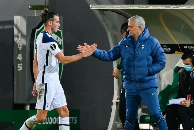 Garethas Bale'as ir Jose Mourinho | Scanpix nuotr.