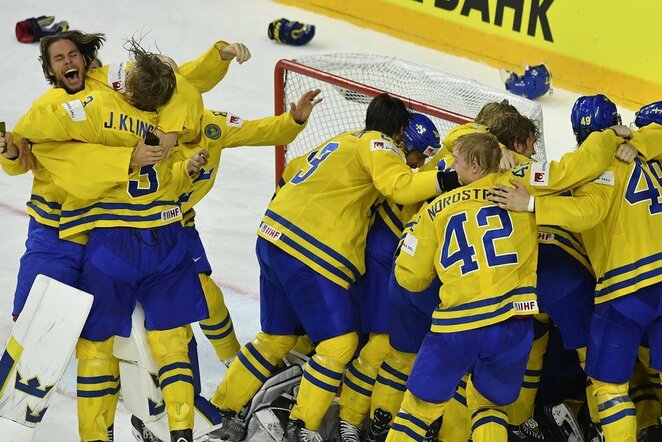 Švedijos rinktinės triumfas | Scanpix nuotr.