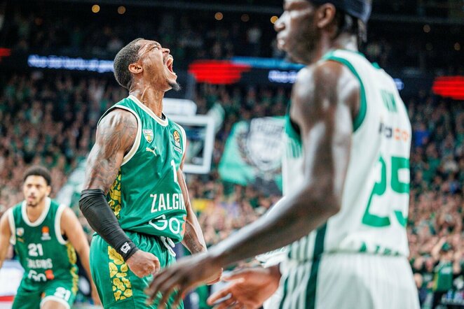 „Žalgiris“ – „Panathinaikos“ rungtynių akimirka | Eriko Ovčarenko / BNS foto nuotr.