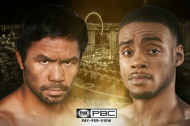 Manny Pacquiao ir Errolas Spence'as | Organizatorių nuotr.