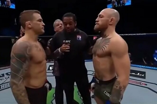Dustinas Poirier ir Conoras McGregoras | Youtube.com nuotr.