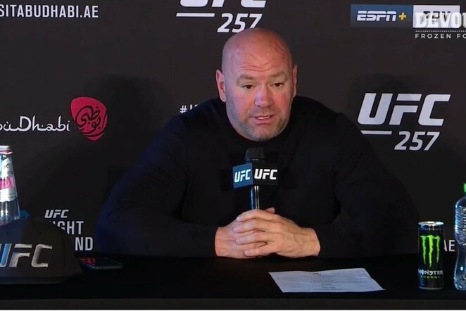 Dana White'as | Youtube.com nuotr.