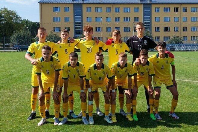 Lietuvos U-15 rinktinė | lff.lt nuotr.