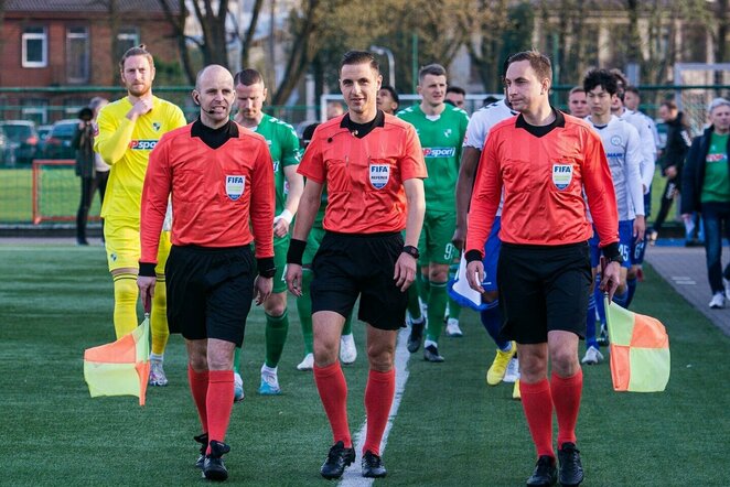 Iš kairės: D.Sužiedėlis, D.Rumšas, A.Radiuš | LFF nuotr.