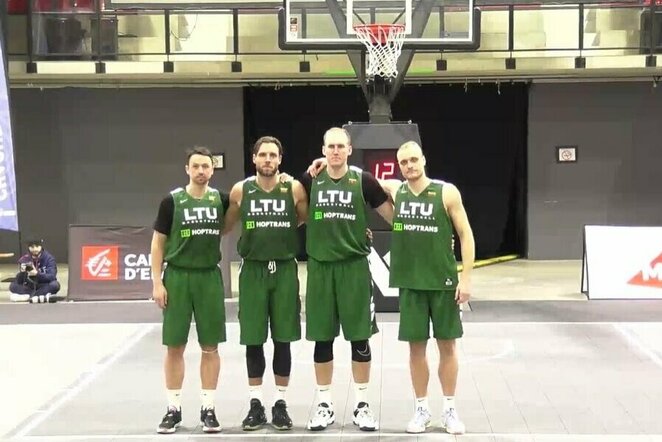 Lietuvos vyrų 3x3 krepšinio rinktinė | FIBA nuotr.
