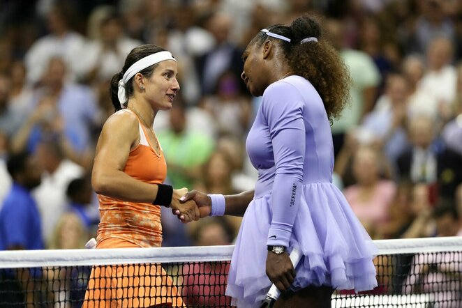 Anastasija Sevastova ir Serena Williams | Scanpix nuotr.