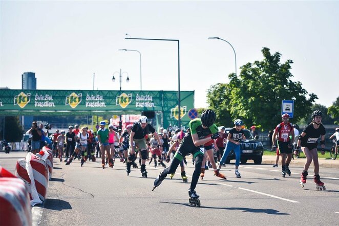 Važiavimas riedučiais | Vytauto Pilkausko nuotr.