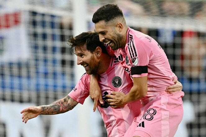 Lionelis Messi ir Jordi Alba | Scanpix nuotr.