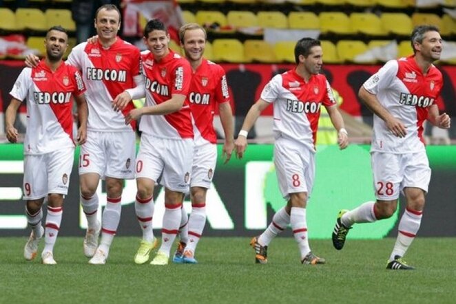 „Monaco“ džiaugiasi įvarčiu | AFP/Scanpix nuotr.