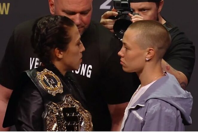 Joanna Jedrzejczyk ir Rose Namajunas | Youtube.com nuotr.