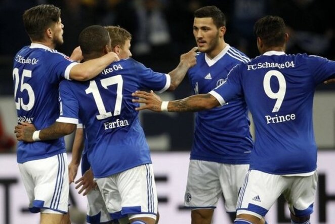 „Schalke“ futbolininkų džiaugsmas | REUTERS/Scanpix nuotr.