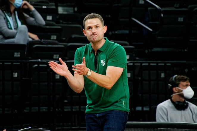 „Žalgiris“ – „AX Armani“ rungtynių akimirka | Sportas.lt/Tito Pacausko nuotr.