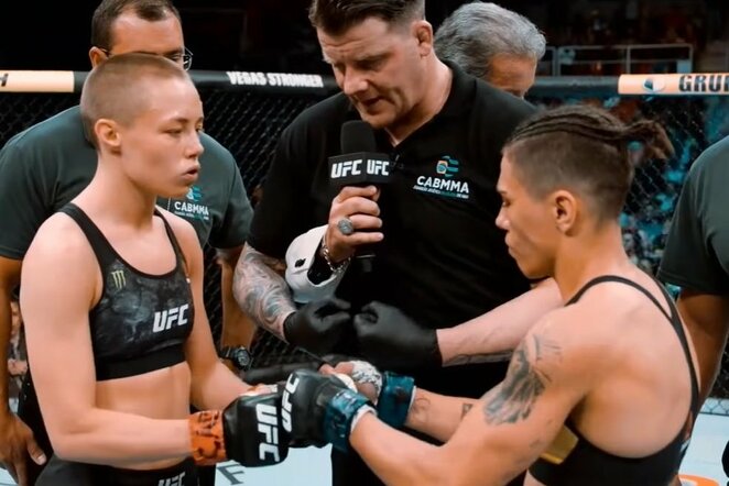 Rose Namajunas ir Jessica Andrade | Youtube.com nuotr.