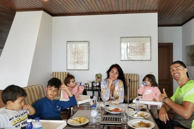 Cristiano Ronaldo su šeima | Instagram.com nuotr