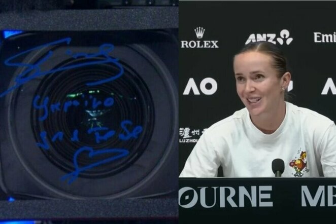 Elina Svitolina ir jos žinutė | „Stop“ kadras