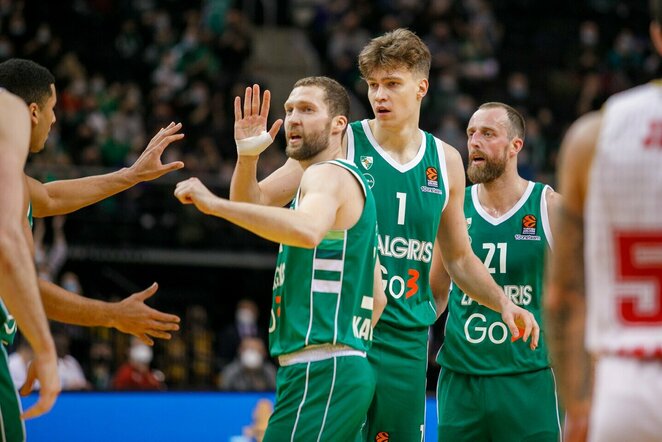 „Žalgiris“ – „AS Monaco“ rungtynių akimirka | Eriko Ovčarenko / BNS foto nuotr.